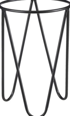 Mica Decorations plantenstandaard zwart D 21,5 H 32 cm