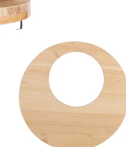 Mica Decorations plantenstandaard Thompson naturel D 31 H 3 cm