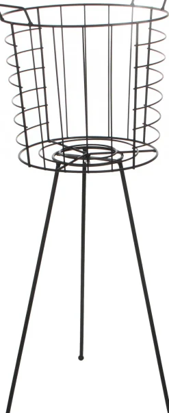 Mica Decorations plantenstandaard Midar zwart D 31 H 77 cm