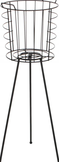 Mica Decorations plantenstandaard Midar zwart D 25 H 66 cm