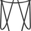 Mica Decorations plantenstandaard zwart D 11 H 12,5 cm