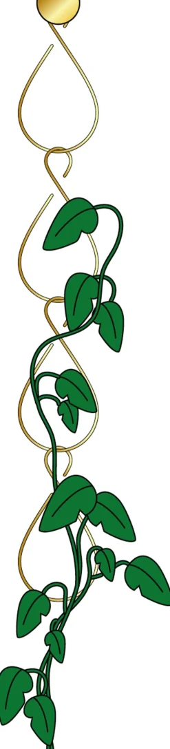 Mica Decorations plantensteun druppel goud D 15 H 30 cm