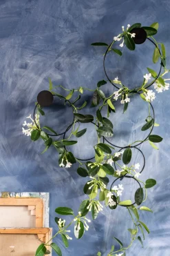 Mica Decorations plantensteun uitbreiding cirkel zwart D 28 cm