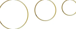 Mica Decorations plantensteun uitbreiding cirkel goud D 28 cm
