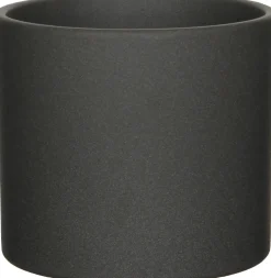Mica Decorations pot Era rond D 17,5 H 14,5 cm mat donkergrijs
