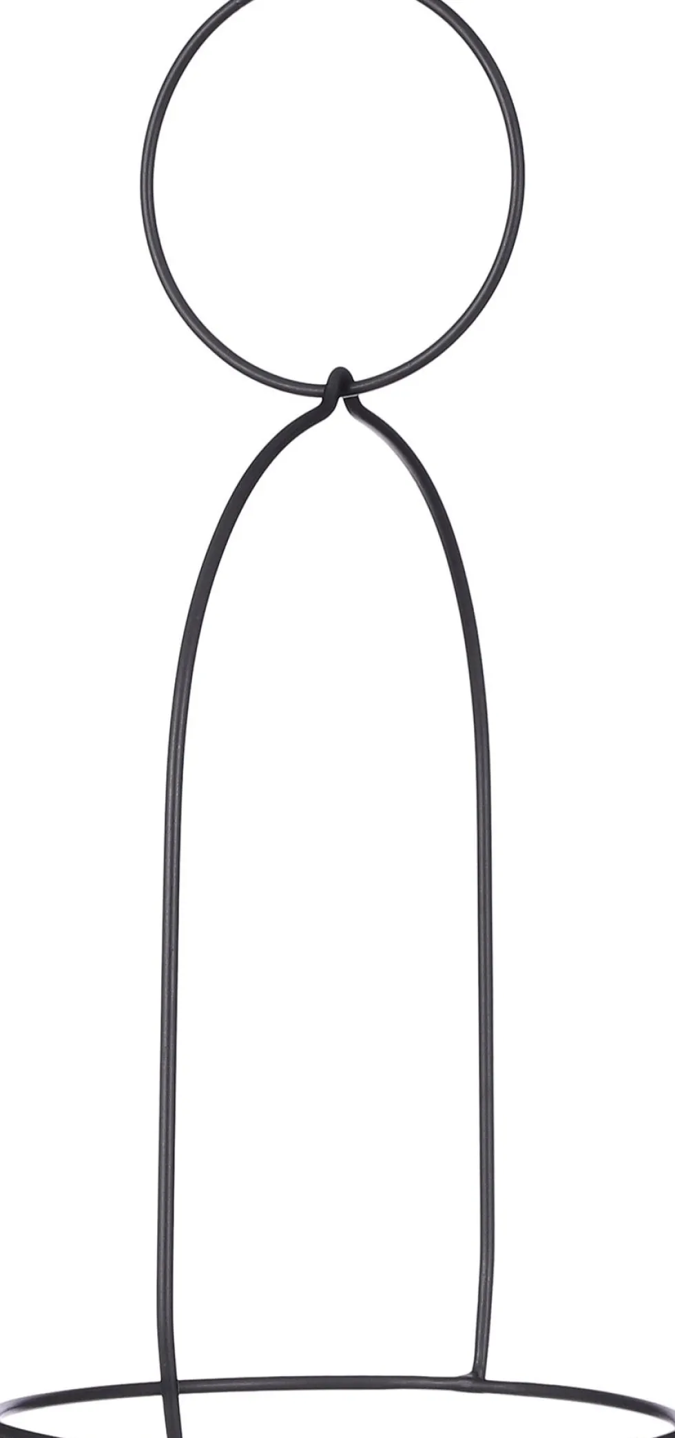 Mica Decorations pothouder zwart 22,5 x 19 x 39,5 cm