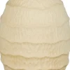 Mica Decorations vaas Agosta beige D 18 H 28 cm