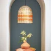 Mica Decorations vaas Alexander terracotta D 34,5 H 15,5 cm