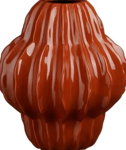 Mica Decorations vaas Altea rood D 24,5 H 28 cm