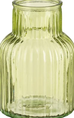 Mica Decorations vaas Ambre groen D 14 H 20 cm