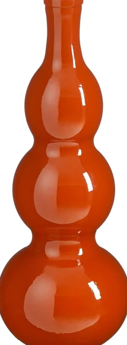 Mica Decorations vaas Benito oranje D 17 H 45 cm