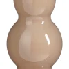 Mica Decorations vaas Benito beige D 17 H 45 cm
