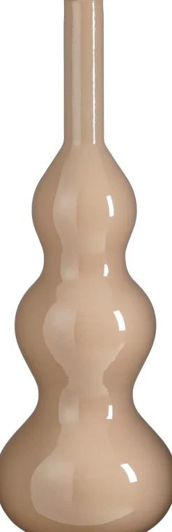 Mica Decorations vaas Benito beige D 33 H 100 cm