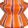Mica Decorations vaas Bossa oranje / paars D 10 H 19,5 cm