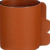 Mica Decorations vaas Danu bruin 14 x 9,5 x 10 cm