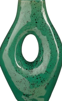 Mica Decorations vaas Darla groen 18,5 x 9 x 30 cm