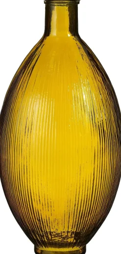 Mica Decorations vaas Firenza geel D 29 H 59 cm