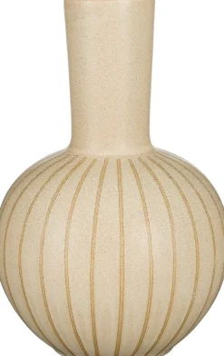 Mica Decorations vaas Holm beige D 34 H 52 cm