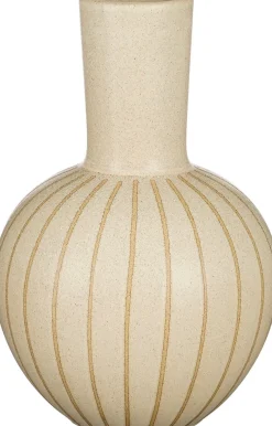 Mica Decorations vaas Holm beige D 27,5 H 42 cm