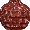 Mica Decorations vaas Ida rood D 15,5 H 15 cm
