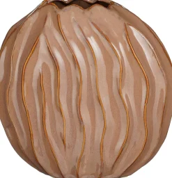 Mica Decorations vaas Jovi bruin 27,5 x 15,5 x 27 cm