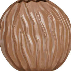 Mica Decorations vaas Jovi bruin 35 x 17 x 35 cm