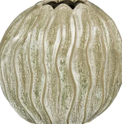 Mica Decorations vaas Jovi groen / beige 27,5 x 15,5 x 27 cm