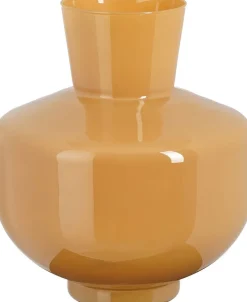 Mica Decorations vaas Judy beige / oranje D 25 H 29,5 cm