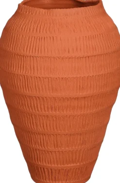 Mica Decorations vaas Kato rood D 24 H 34 cm