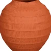 Mica Decorations vaas Kato rood D 27 H 26 cm