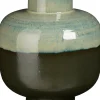 Mica Decorations vaas Lizz groen D 23 H 27 cm