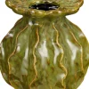 Mica Decorations vaas Marly groen D 12,5 H 14 cm