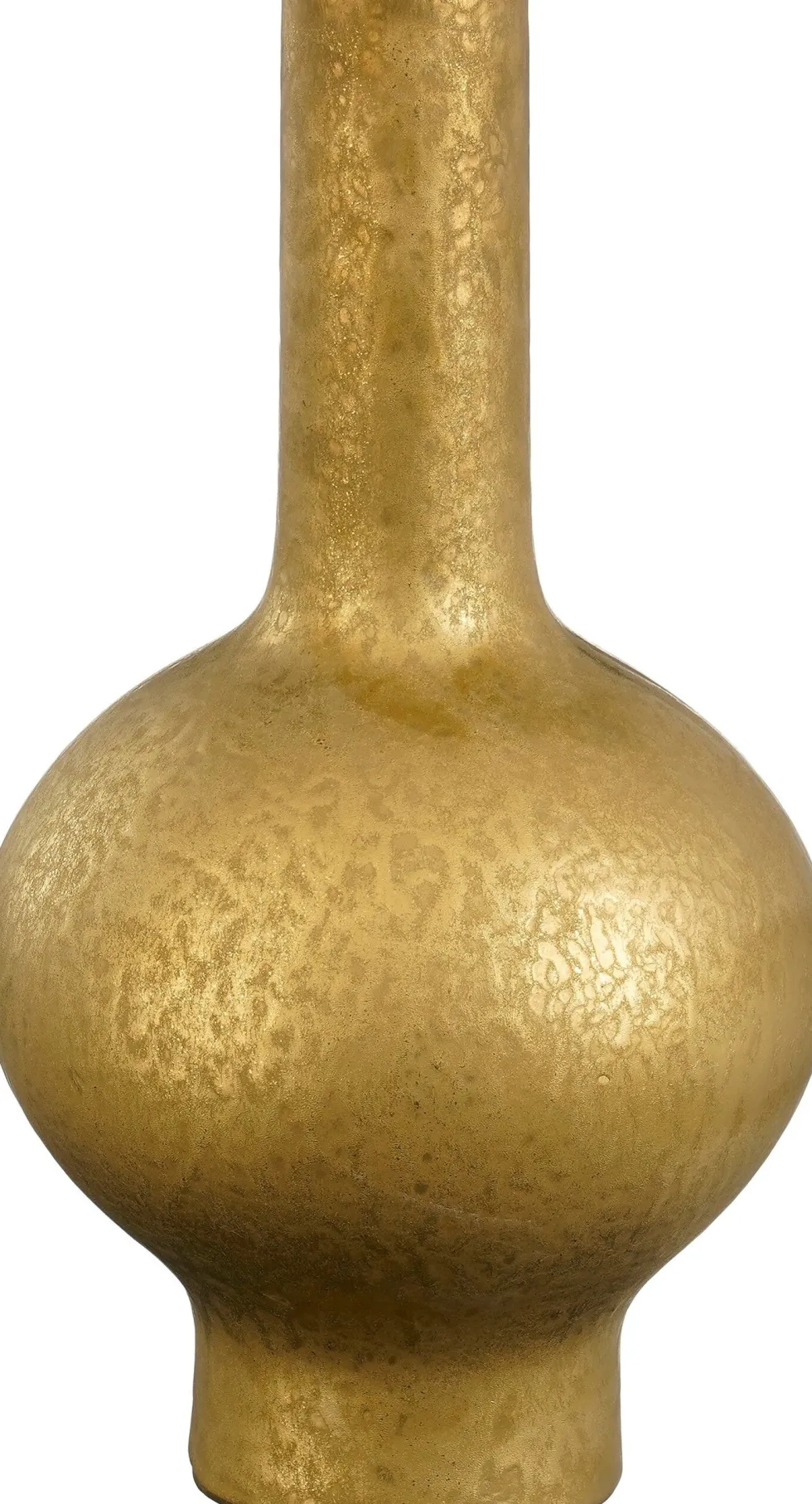Mica Decorations vaas Milly goud D 25 H 45 cm