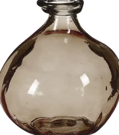 Mica Decorations vaas Organic bruin D 16 H 18 cm