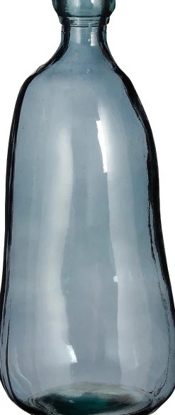 Mica Decorations vaas Organic blauw D 22 H 51 cm