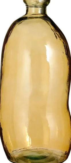 Mica Decorations vaas Organic geel D 8,5 H 73 cm