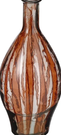 Mica Decorations vaas Palermo bruin D 28 H 60 cm