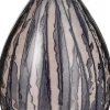 Mica Decorations vaas Palermo zwart D 28 H 60 cm