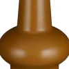 Mica Decorations vaas Polla geel D 16 H 20 cm