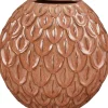 Mica Decorations vaas Quinn bruin 27 x 14 x 28 cm