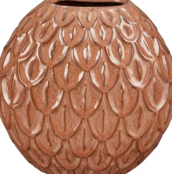 Mica Decorations vaas Quinn bruin 27 x 14 x 28 cm