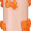 Mica Decorations vaas roze / oranje D 14 H 22,5 cm