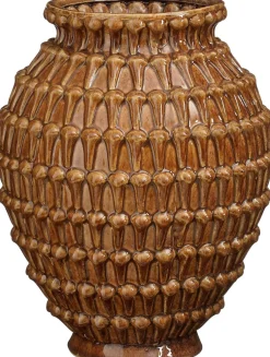 Mica Decorations vaas Rozz bruin D 28 H 36 cm