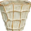 Mica Decorations vaas Salva crème 18 x 11,5 x 16,5 cm