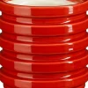 Mica Decorations vaas Soren rood D 13 H 12,5 cm