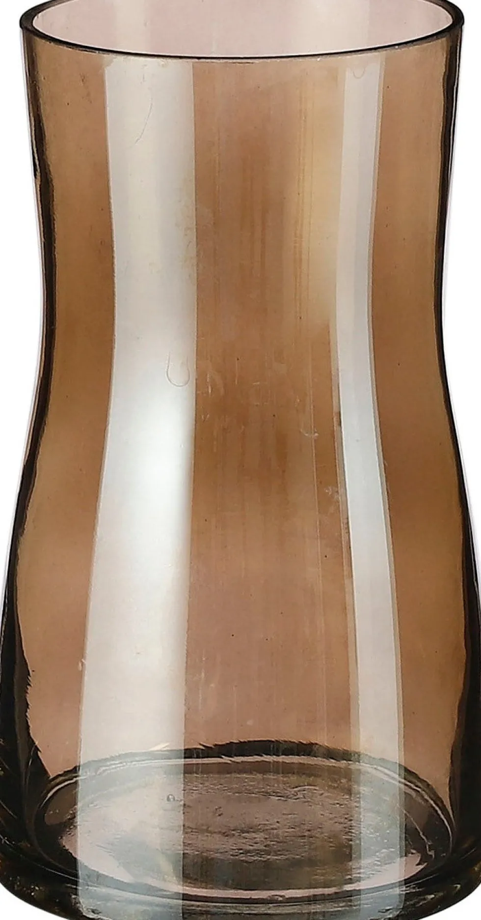 Mica Decorations vaas Tamara bruin D 10 H 17 cm