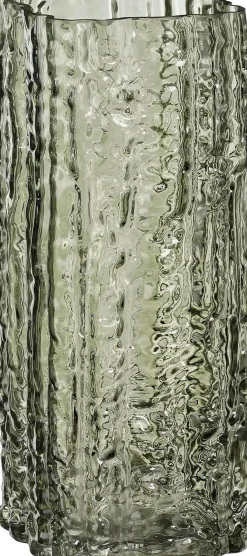 Mica Decorations vaas Tarik groen 10 x 10 x 25 cm