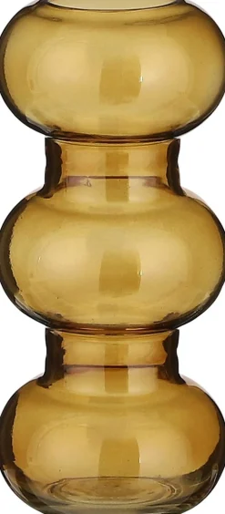 Mica Decorations vaas Tauro geel D 8,5 H 19 cm