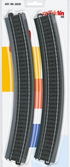 Märklin Start Up kerstdorpminiatuur rails gebogen 32,5 x 13,7 x 2,5 cm 3 stuks