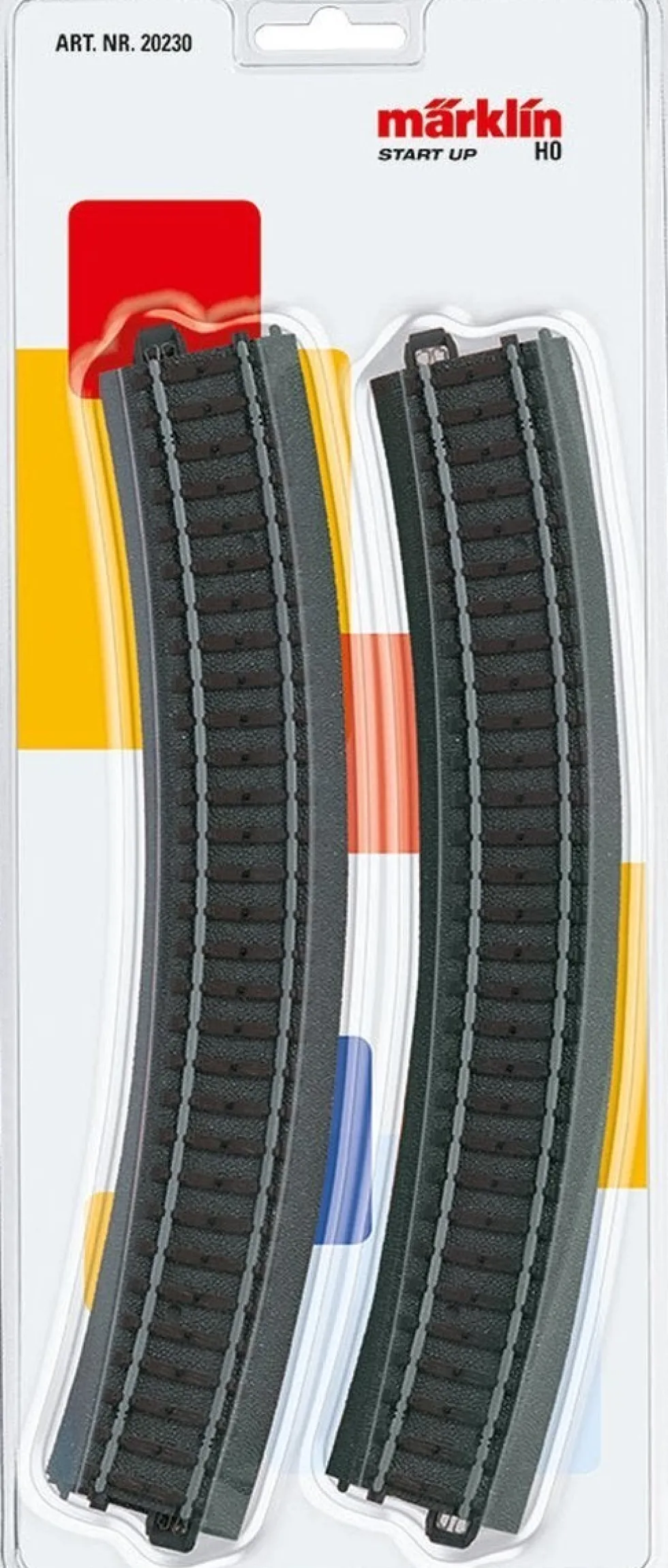 Märklin Start Up kerstdorpminiatuur rails gebogen 13,5 x 2,5 x 32,5 cm 3 stuks